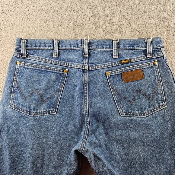 Wrangler Jeans Mens 36x30 Blue 47MWZ Cowboy Cut Rodeo Chore Rancher - Picture 13 of 15